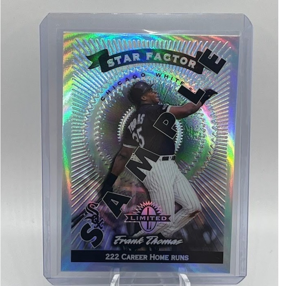 Frank Thomas Star Factor Sample 1997 Donruss Limited 4 MLB Chicago White Sox
